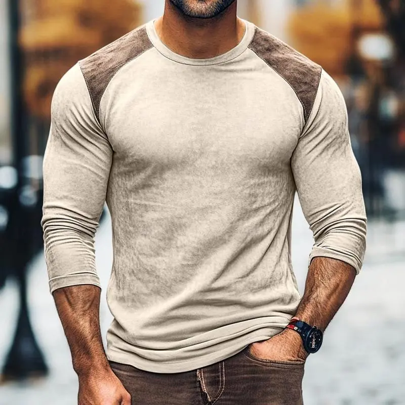 Woven Trim Textured Tee