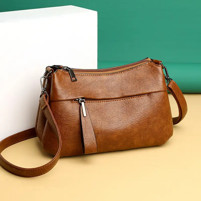 Textured Minimal Crossbody Bag