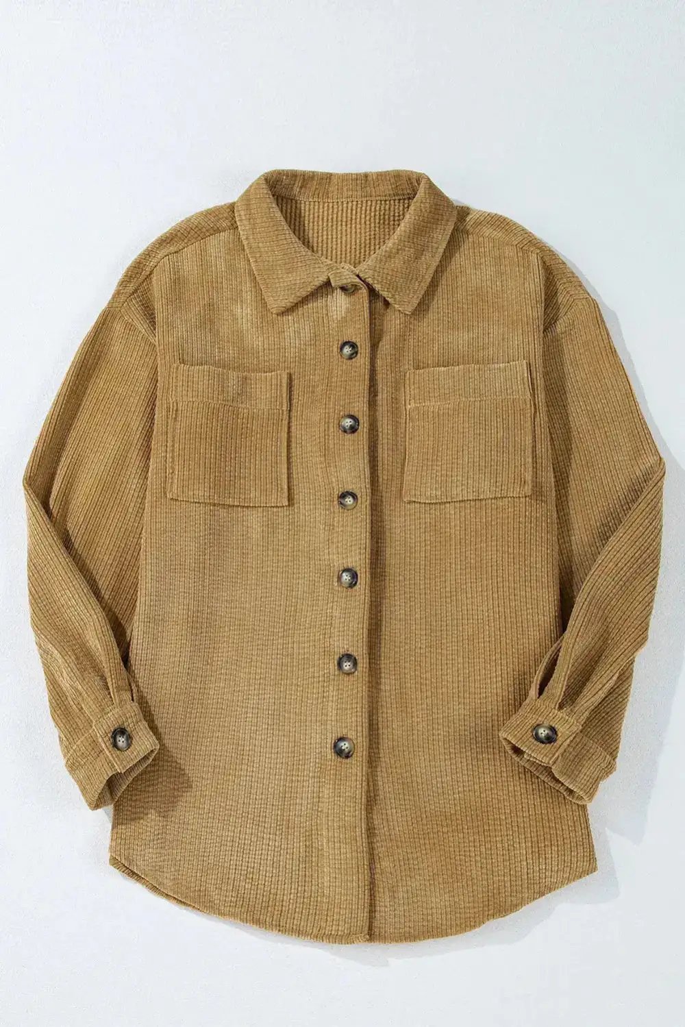 Everyday Button Front Pocketed Casual Jacket