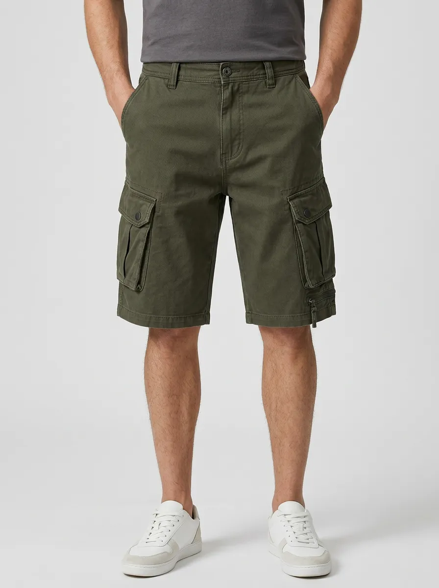 Men's Easygoing Roomy Fit Cargo Shorts