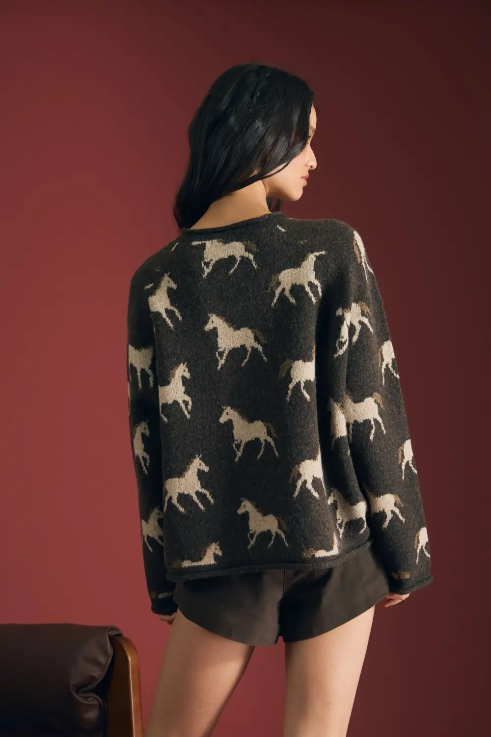 Horse Jacquard Sweater