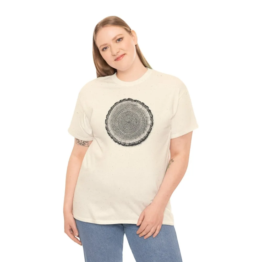 Grunge Tree Ring Unisex T-Shirt