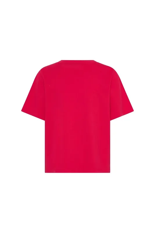 Red Boyfriend Tee