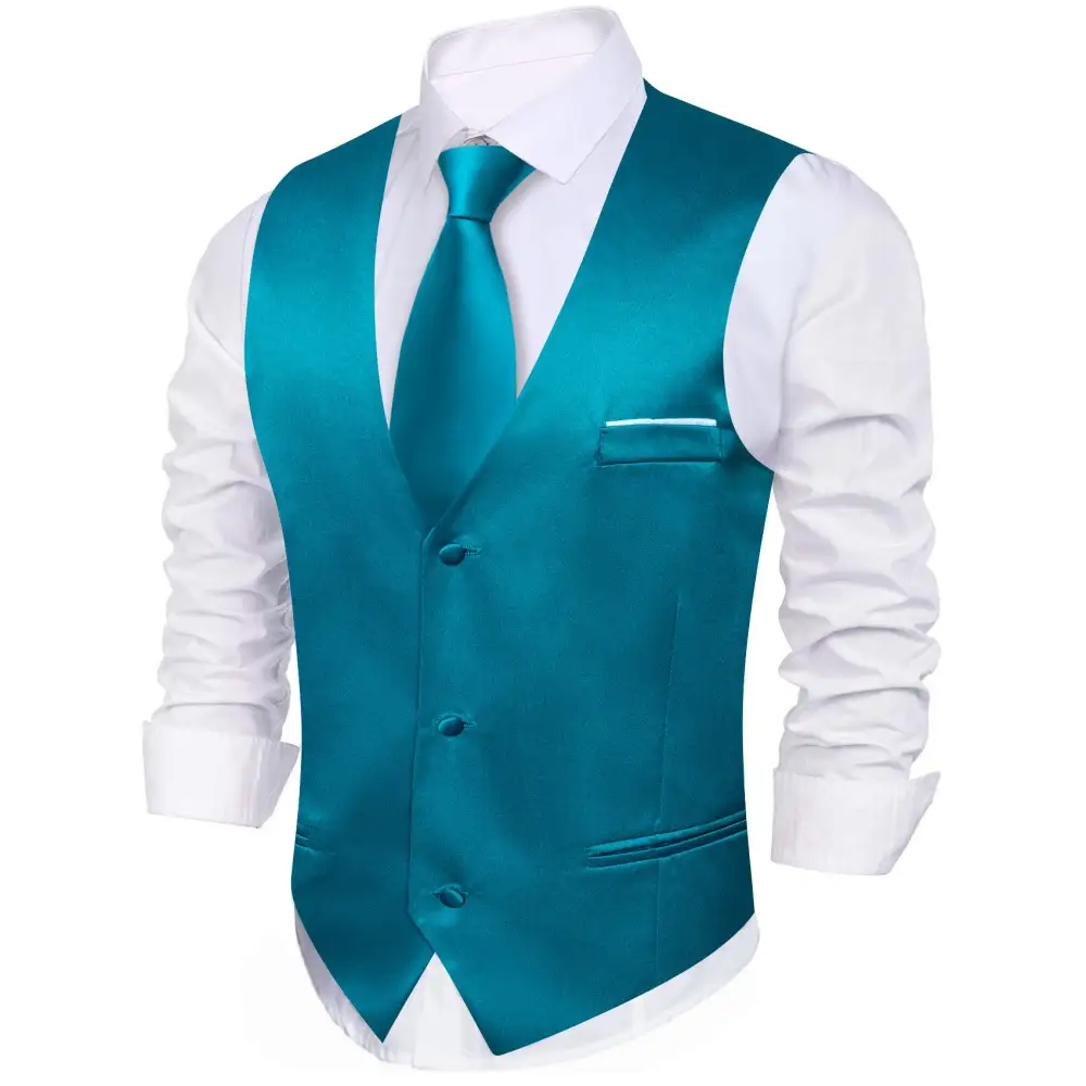 Modern V Neck Casual Formal Dress Vest