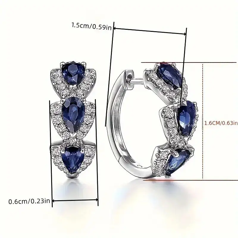 Sleek Stone Earrings