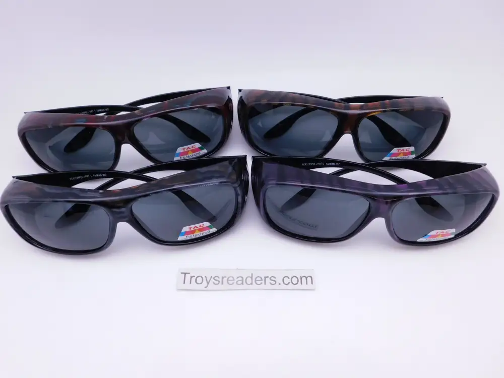 63mm Swirl Polarized Fit-Over Sunglasses