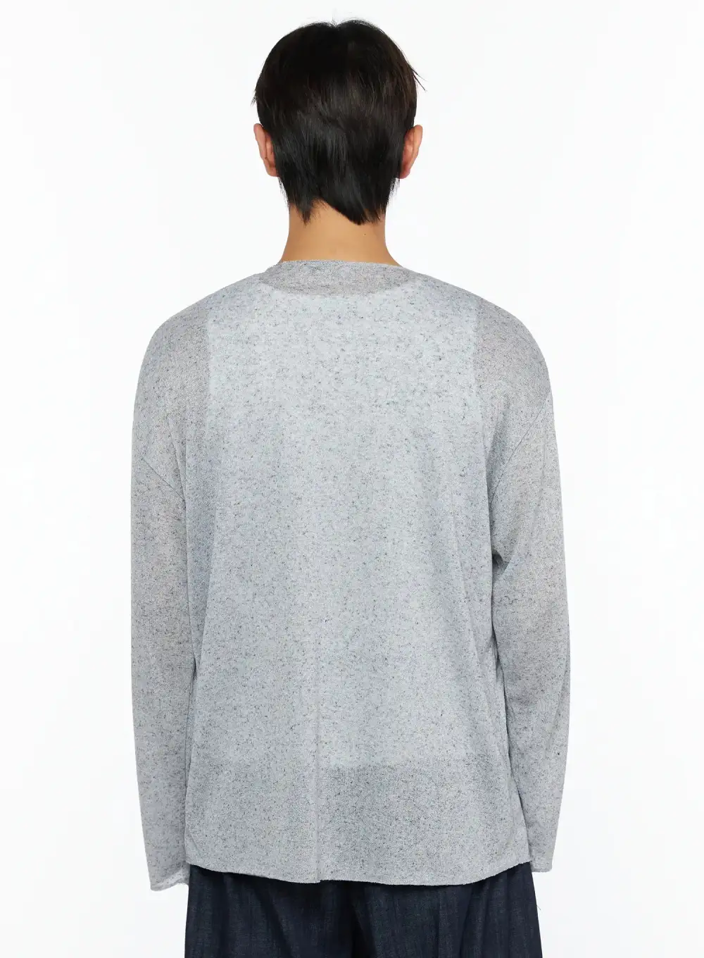 Men's Knit Long Sleeve T-Shirt