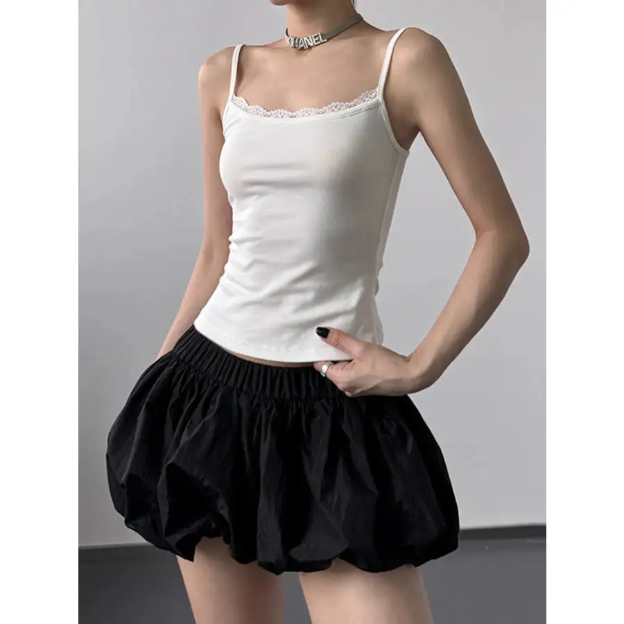 Lace Trim Camisole Top