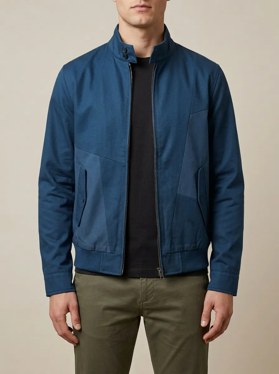 Casual Colorblock Jacket