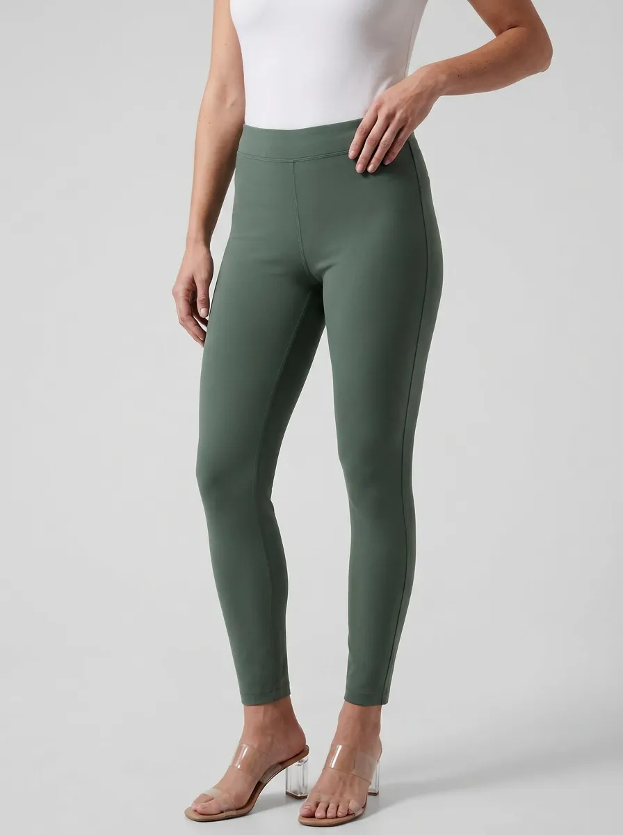 Mid-Rise Mid-Rise Stretch Pants