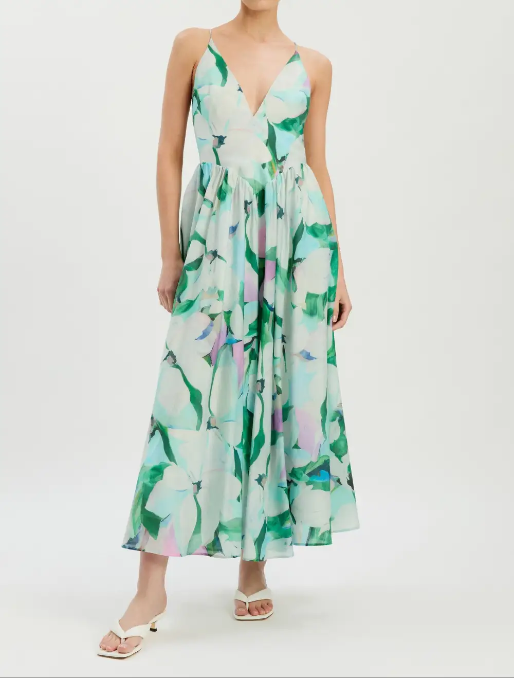 Halter Neck Maxi Easy Fit Dress