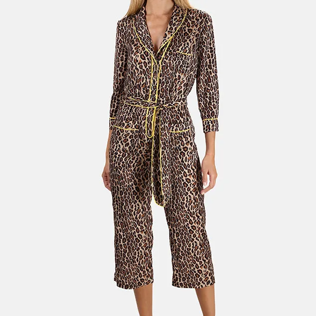 Silk Wide-Leg Jumpsuit