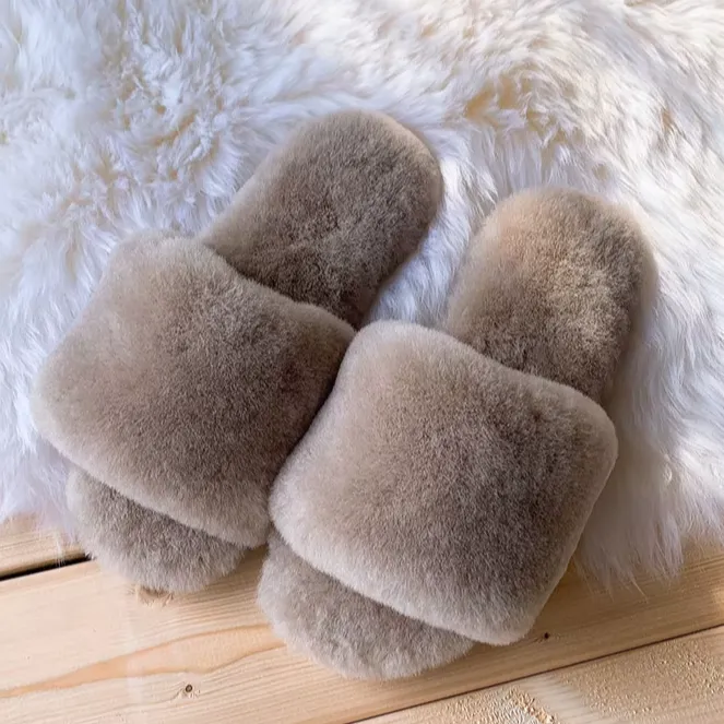 Soft Feel Plush Lined Comfort Slippers