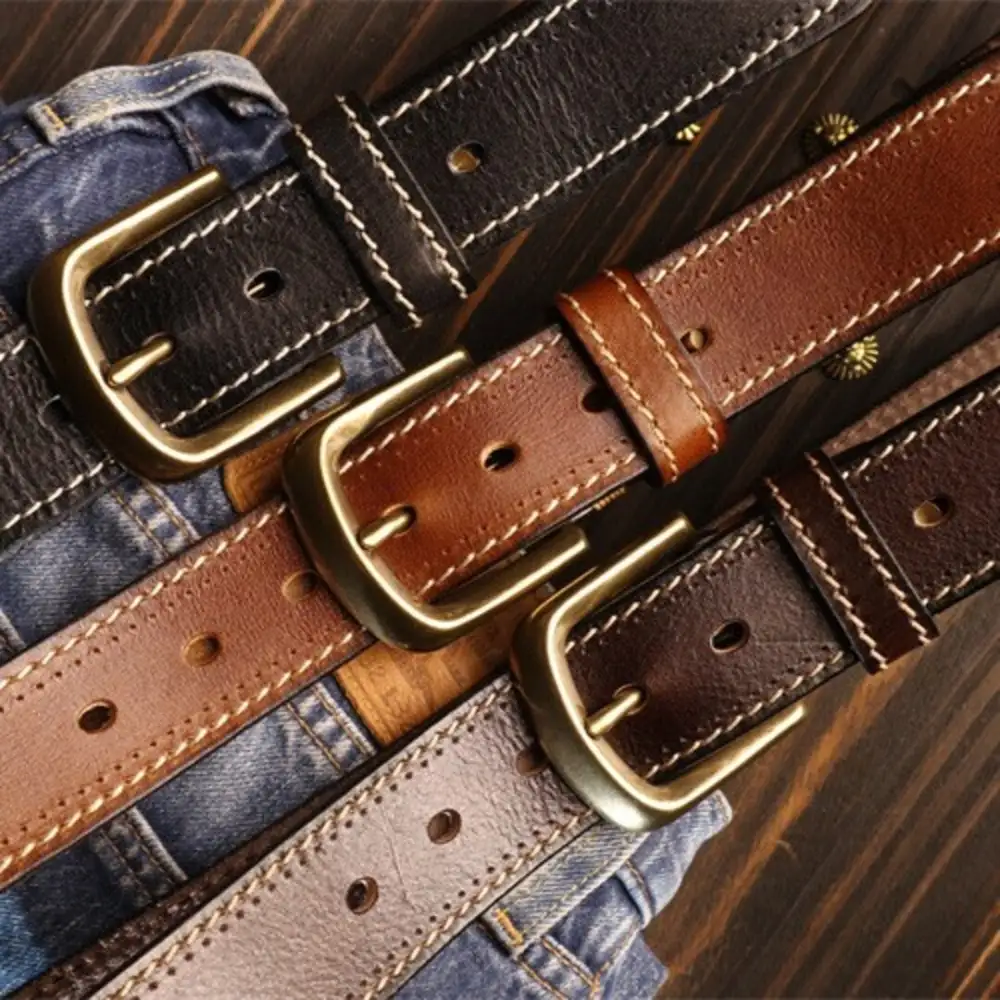 Stitched Leather Belt