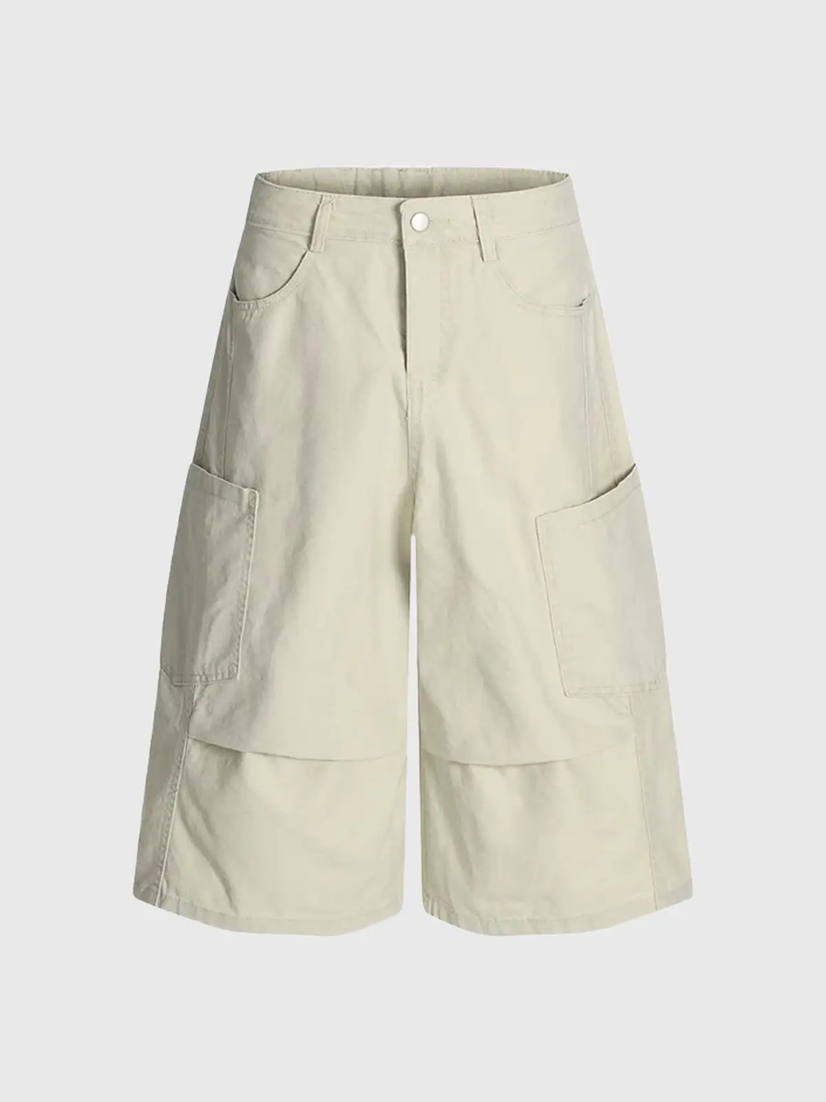 Relaxed Wide-Leg Shorts