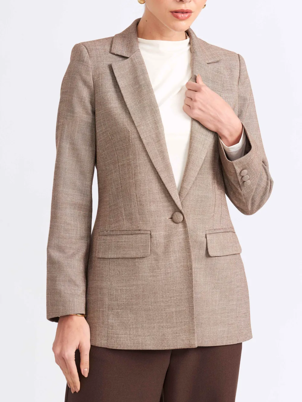 Everyday Layering Single Button Suit