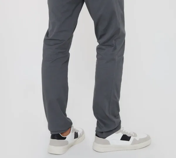 Men's Slate Gray Slim-Fit Chino Pants