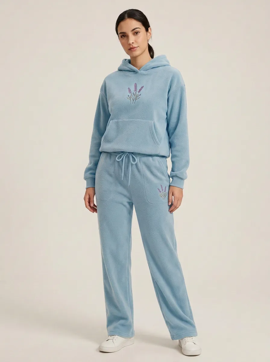 Women's Embroidered Lounge Set