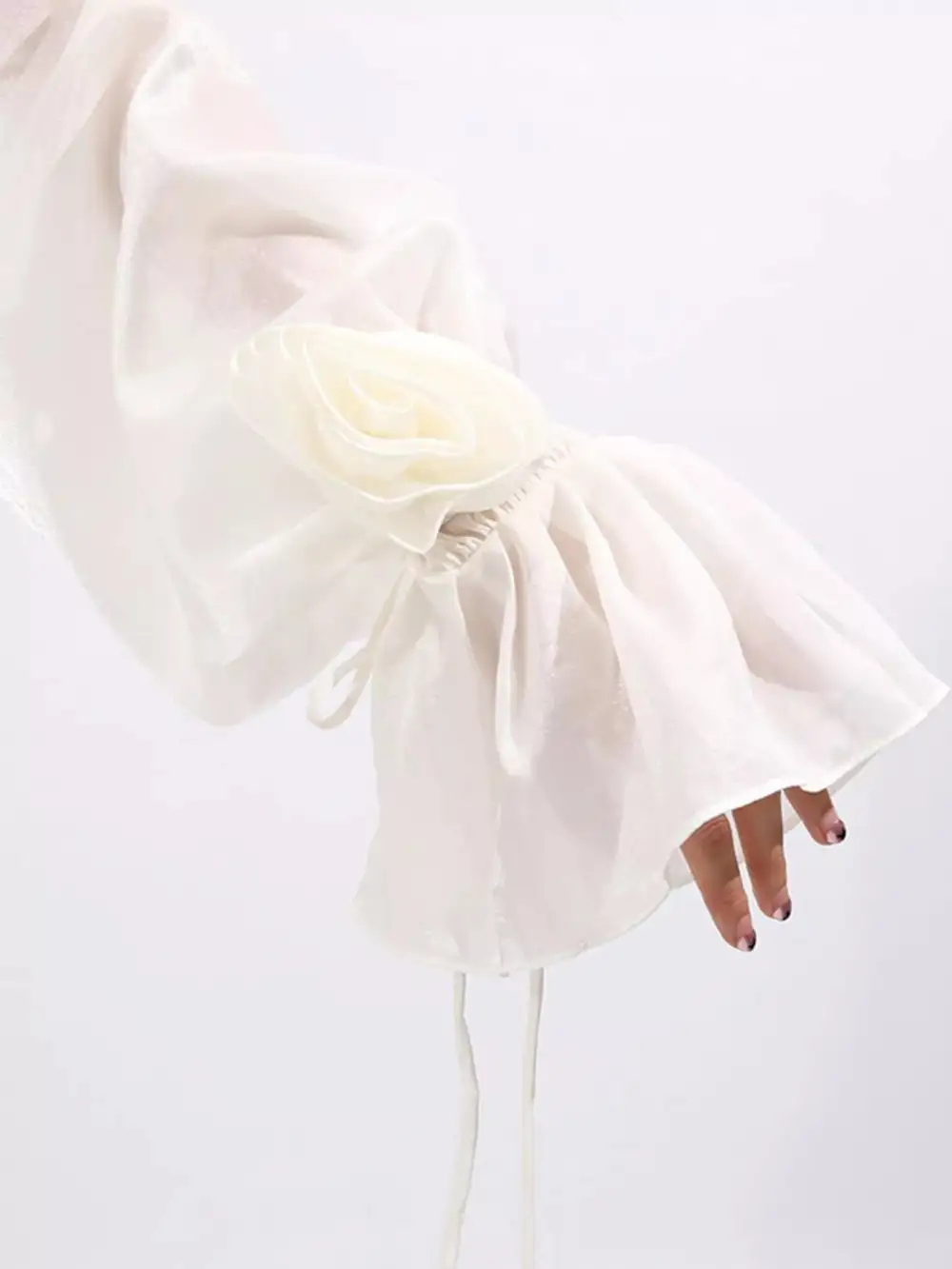 Floral Ruffle Long Sleeve Dress Casual