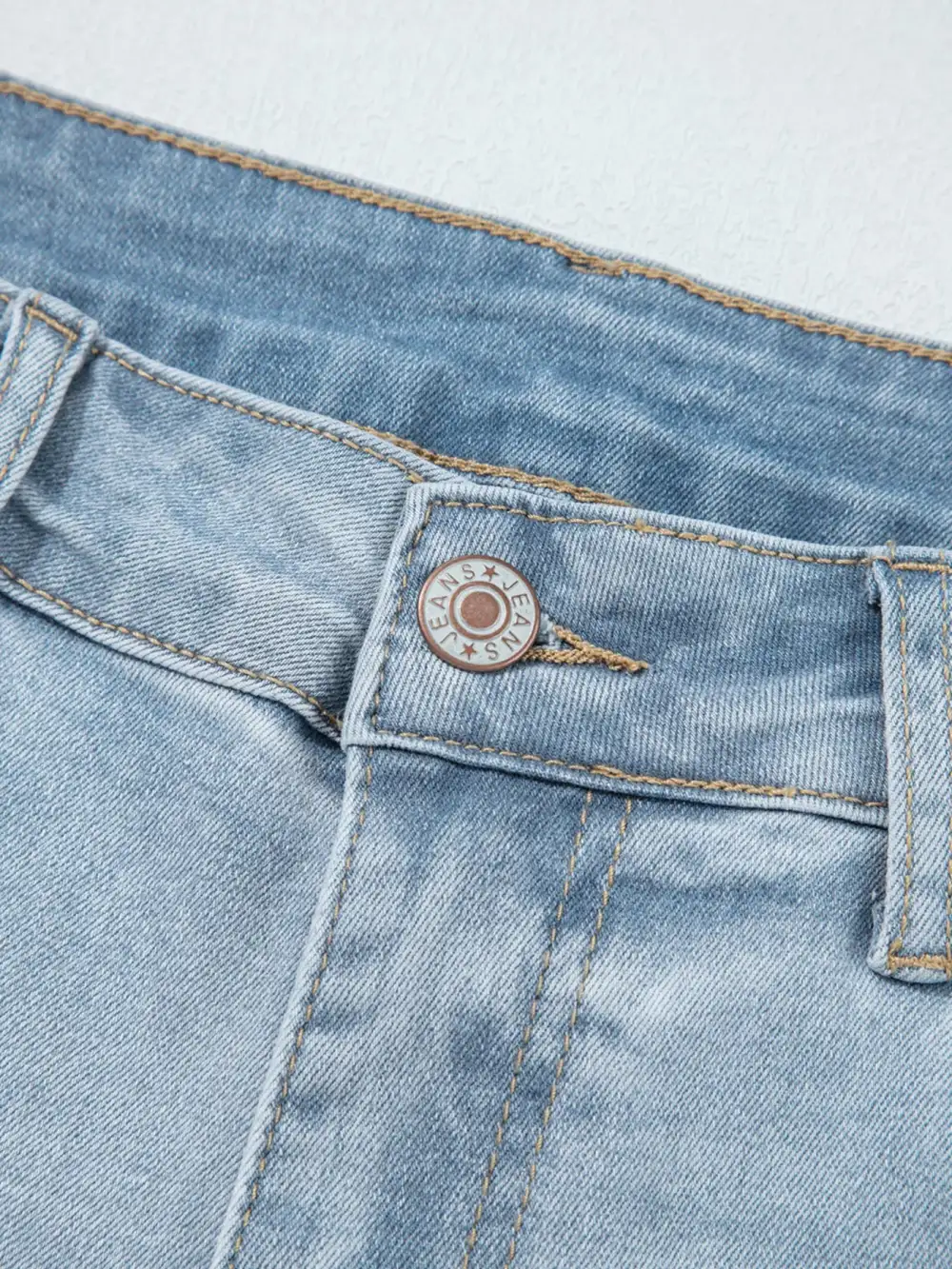 Mid Rise Skinny Distressed Denim Jeans