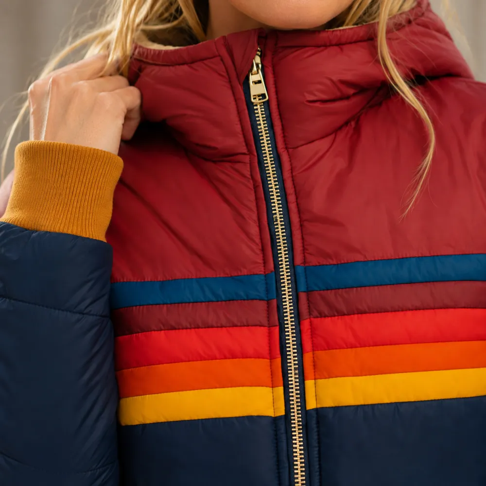 Striped Hooded Jacket