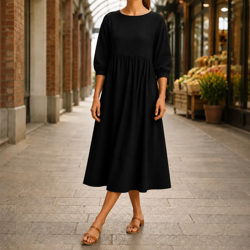 Fine Detail Refined Women's Midi Dress