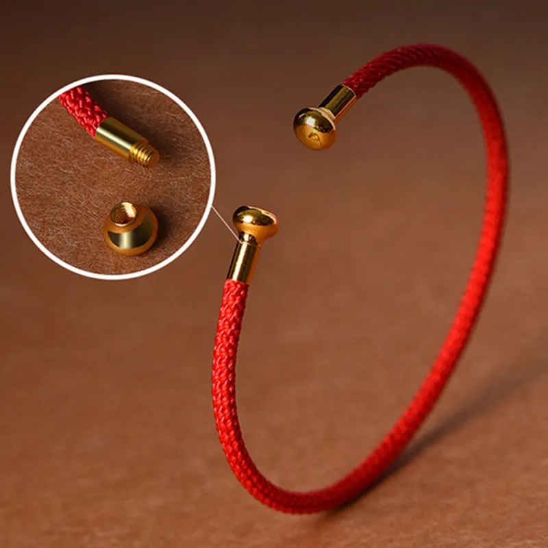 Simple Design Handmade Braid String Cuff Bracelet