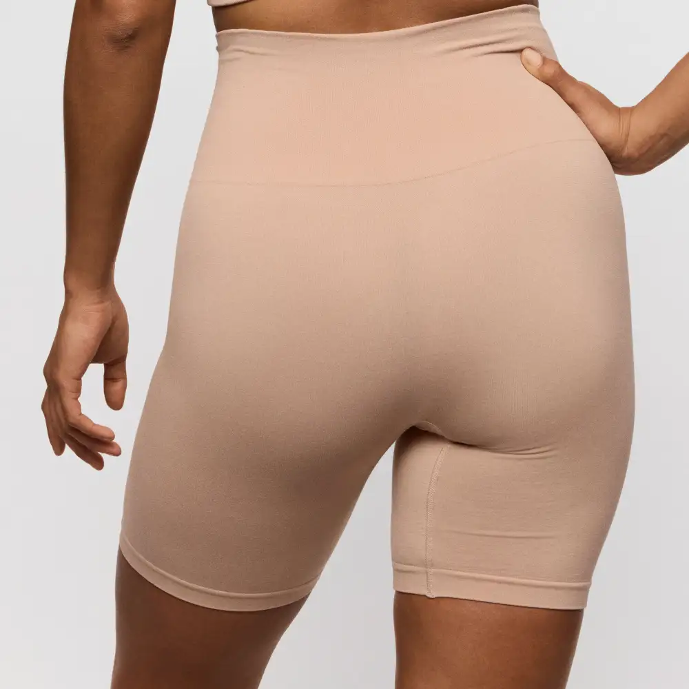 Women's High Waist Seamless Elastic Waistband Cotton Gusset Cotton Soft Fabric Shaping Panty