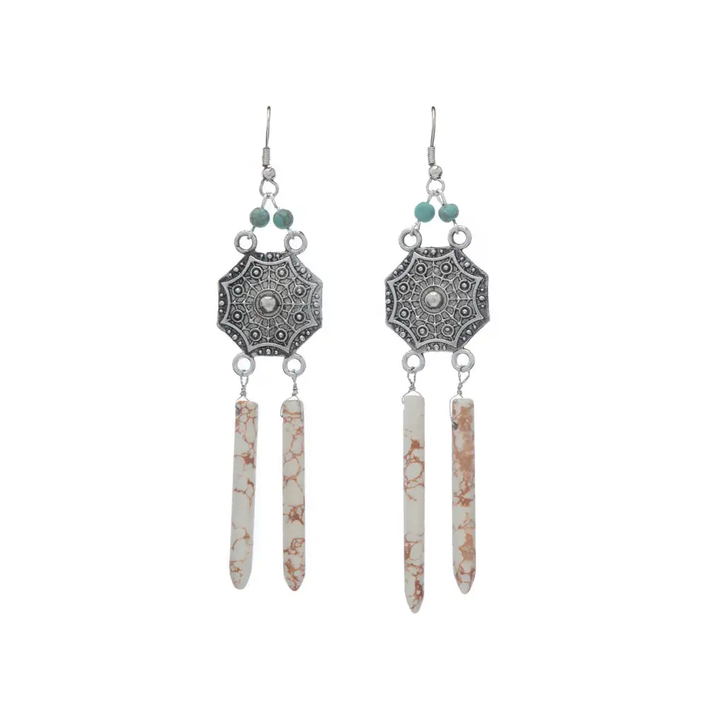 Flowing Dynamic Artful Statement Earrings