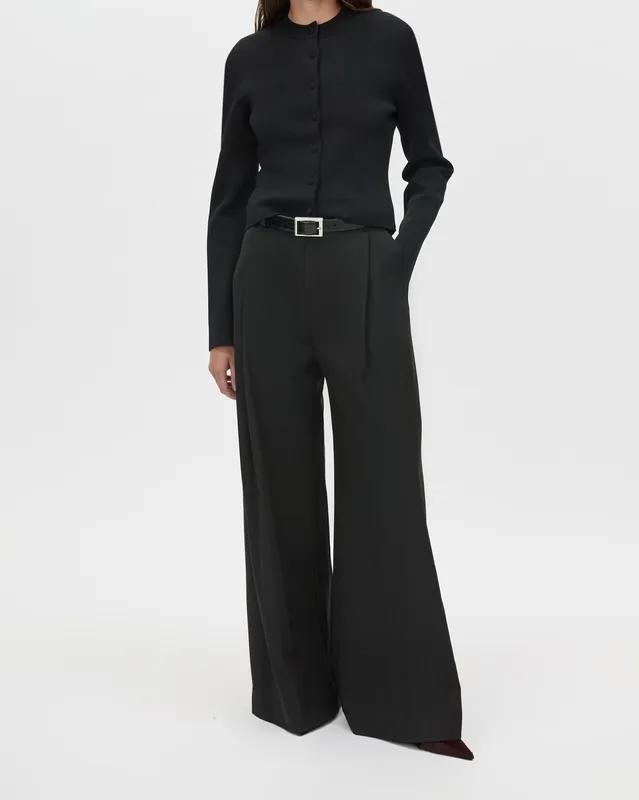Black Knit Cardigan