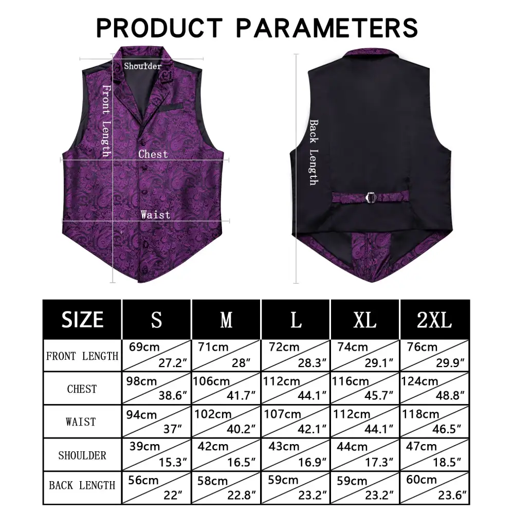 Classic Paisley Dress Vest
