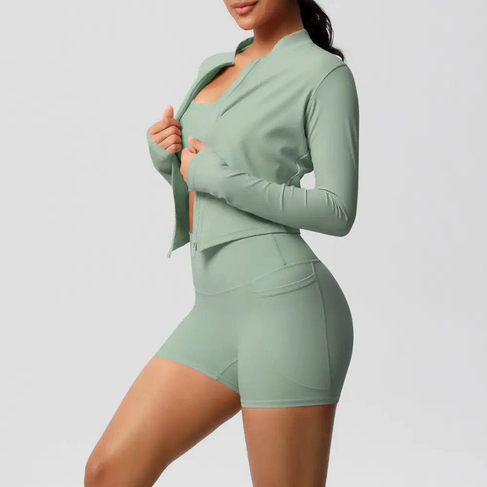High-Waist Yoga Activewear Active Set