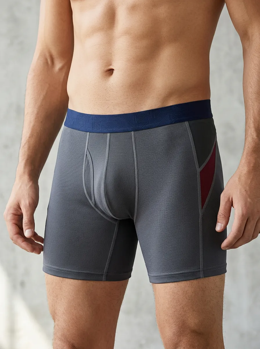 Daily Performance Athletic Comfort Look Men's Boxer Briefs