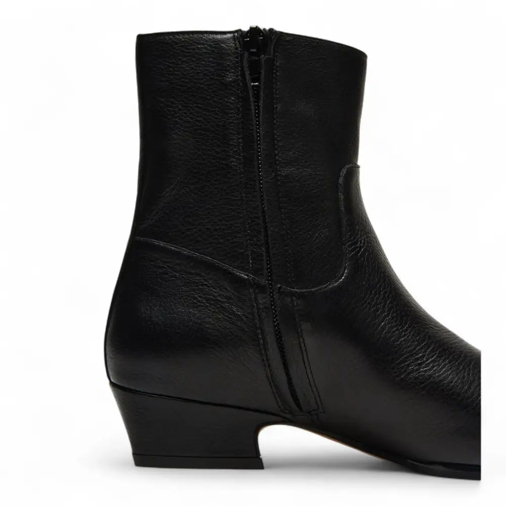 Dusty Square Toe Suede Ankle Bootie