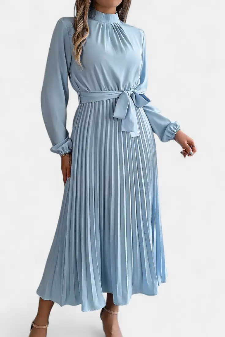 Pleated Casual Dress