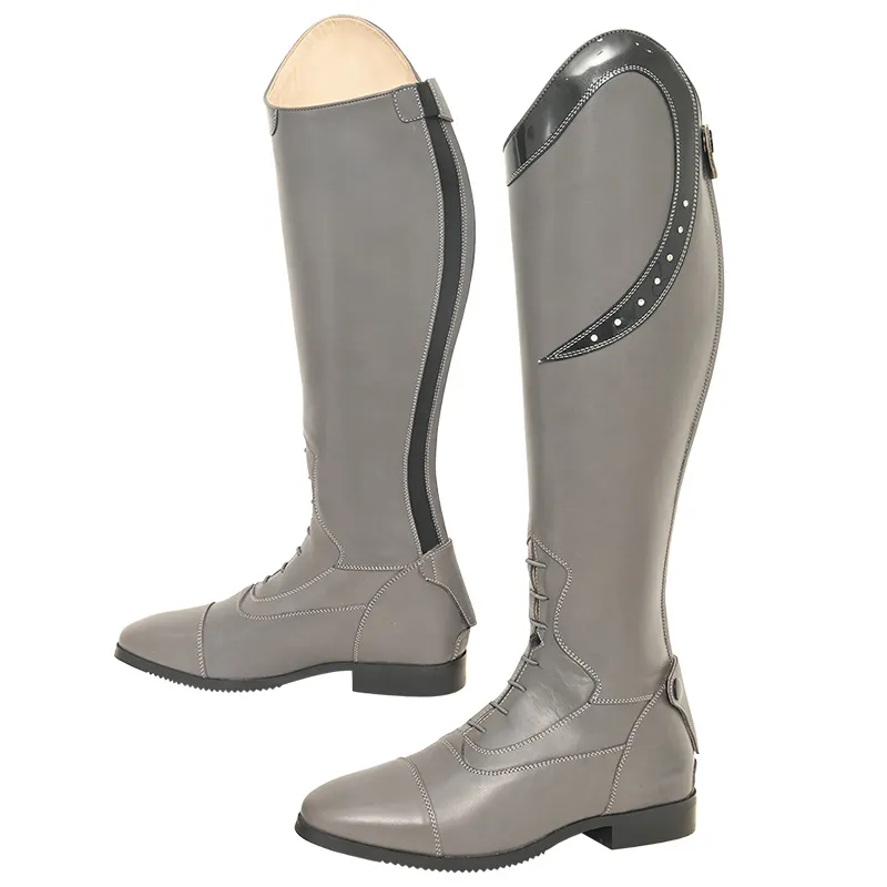 Sleek Rubber Sole Everyday Tall Riding Boots