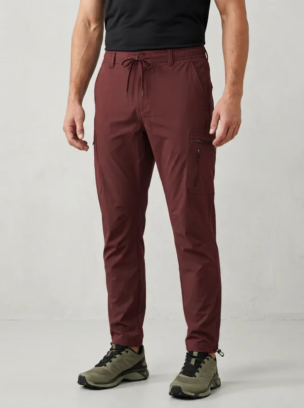 Men's Multi-Pocket Quick-Dry Travel Drawstring Cargo Pants