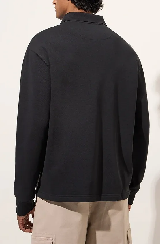 Casual Style Relaxed-Fit Cotton-Blend Sweatshirt