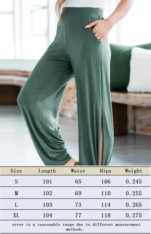 Knit Trousers Tied Open Slits Pants