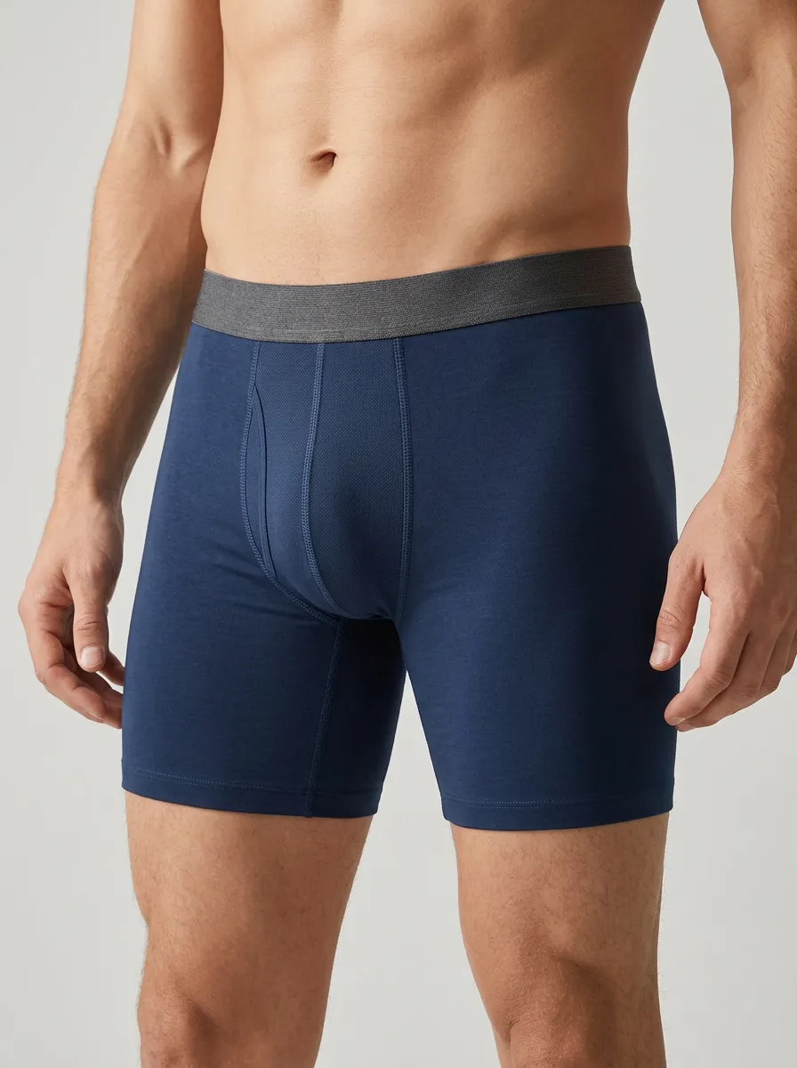Streamlined Elastic Waistband Boxer Briefs