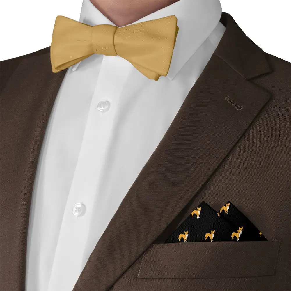 Polished Stylish Animal Motif Dog Motif Pocket Square