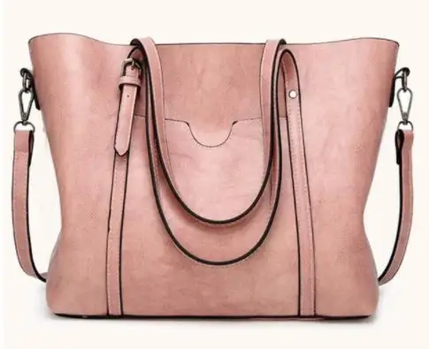 Hand-Painted Leather Handbag Artistic Everyday Use