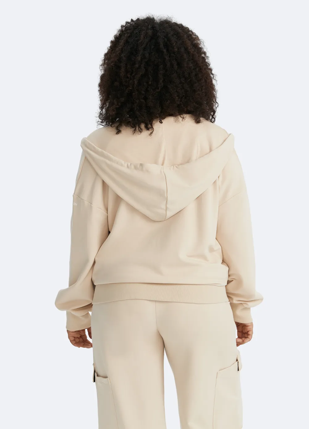 Soft Wide Hood Full-Zip Hoodie