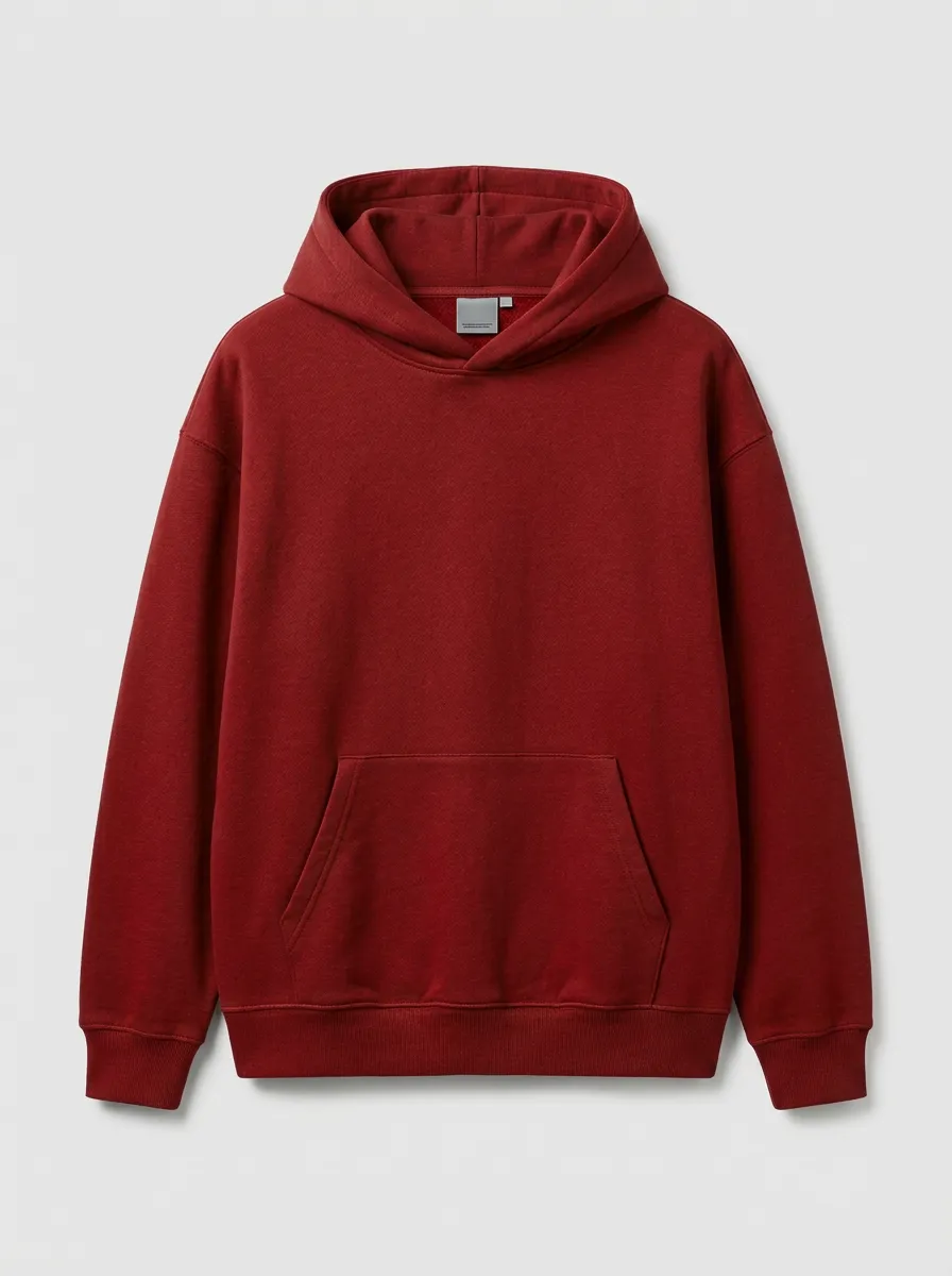Everyday Minimalist Solid Look Men's Hoodie