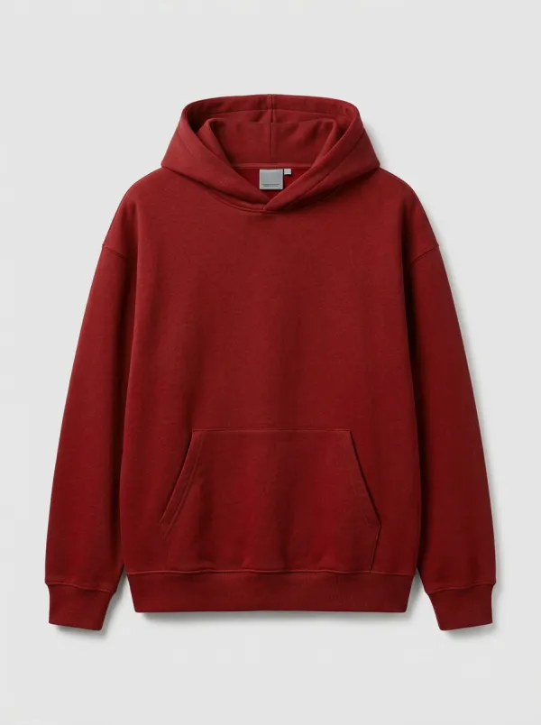 Everyday Minimalist Solid Look Men's Hoodie