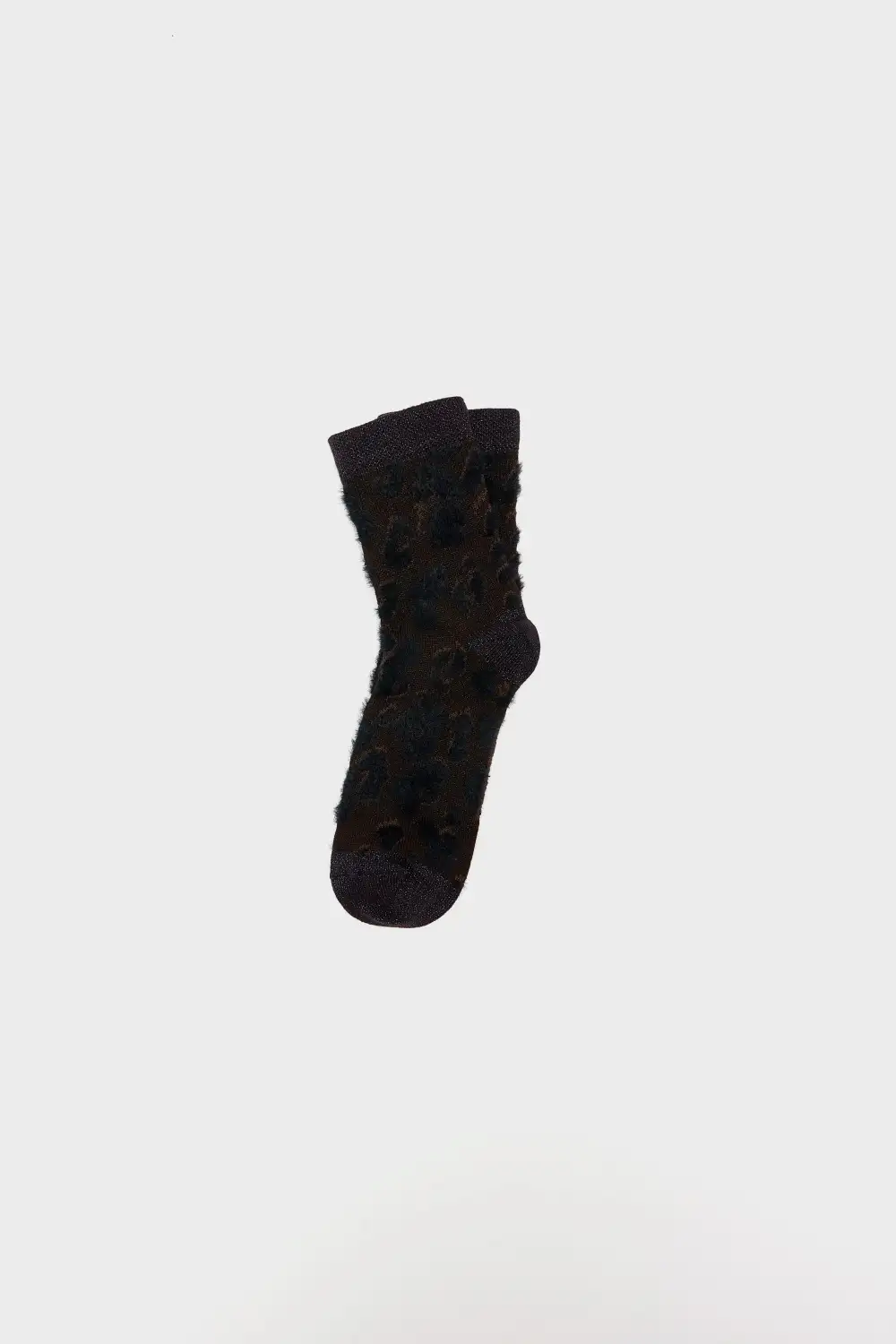 Leopard Print Crew Casual Socks
