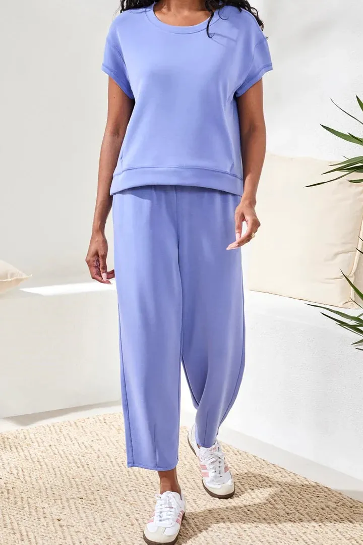 Comfortable Everyday Pajama Set Baja Blue