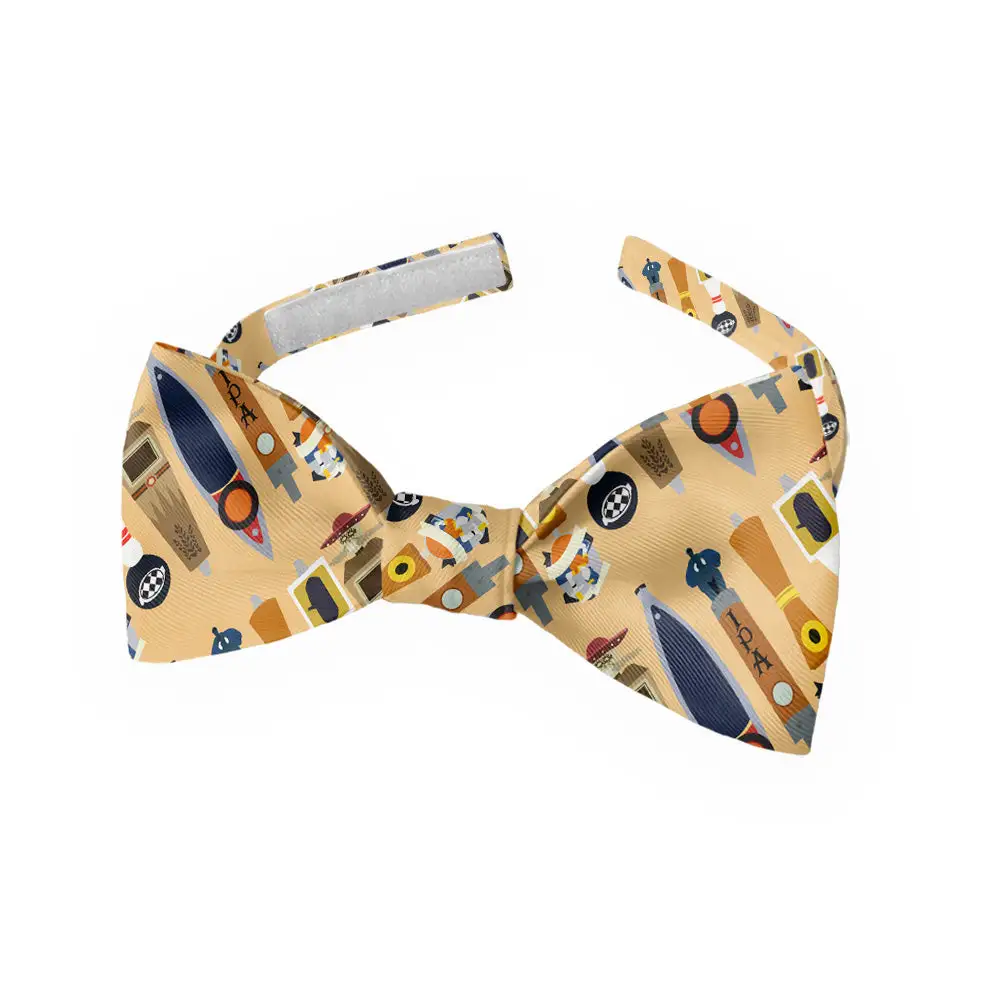 Tap Beer Pattern Bow Tie