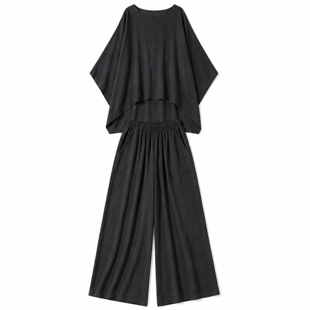 Batwing Top Wide Leg Set