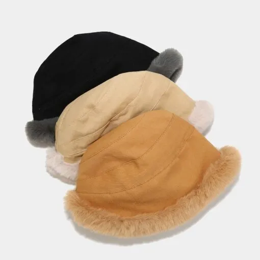 Outdoor Winter Round Beret Hat